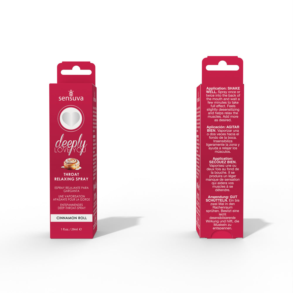 Deeply Love You Throat Relaxing Spray - Cinnamon Roll - 1 Fl. Oz.